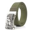 Cinturón Táctico de Nylon Cinturón de Lona para Hombre Estudiantes Jóvenes Versión Coreana Hebilla Automática Fabricante de Cinturones de Lona Venta al por Mayor en Stock