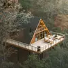 Casa triangular para férias com céu estrelado, vila móvel, hotel resort de lazer, pousada popular em local cênico, solário