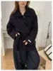 Nueva Chaqueta Corta de Lana y Alpaca Cálida Kim Min-Hee Invierno 2025