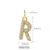Aleación Diamante A- Z Oro Letras Inglesas Personalidad Joyería Transfronteriza Accesorios Pulsera Colgante Collar Colgante de Joyería