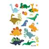 Novo adesivo de tatuagem de desenho animado que as crianças adoram diversão dinossauro carro festa de Halloween adesivo de tatuagem à prova d'água