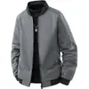 Chaqueta Casual de Cuello Alto de Moda para Hombre 2026 Nueva Primavera y Otoño Ajustada Corta Juvenil Sencilla Chaqueta para Hombre