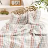 Kangobaby Toalla de baño de muselina de algodón y gasa para bebé recién nacido, manta para bebé