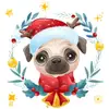 Boneco de Neve de Natal Floco de Neve Adesivos de Banheiro Adesivos de Parede Decorativos para Quarto Banheiro Autoadesivos Atacado Exportação Designs Personalizados