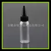 Botella de Plástico con Boquilla Puntiaguda para Aceite Esencial de 30ml Botellas Cosméticas Tapa Eléctrica para Agua del Cabello Botella de Plástico Agua de Pigmento Botella Pequeña