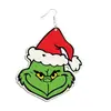 Nuevos Pendientes Acrílicos Lindos Joyería Transfronteriza Europeos y Americanos Navidad Dibujos Animados Serie Grinch Pendientes