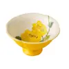 Taza de Té Flor de Rosa con Glaseado de Yema de Huevo del Fabricante Taza Maestra de Cerámica Juego de Té Kung Fu Taza Individual Taza de Degustación Exquisita para Mujeres Taza de Té