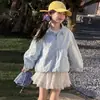 Chaqueta Casual de Primavera y Otoño para Niñas Mayores, Ropa Nueva para Niños, Top con Cuello Alto para Niñas, Chaqueta con Cremallera, Moderna