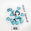 Amazon Transfronterizo Popular Colorido Corazón de Durazno Corazón Fondo Desnudo Diamantes de Imitación Decoración de Boda Cristal Acrílico Material DIY