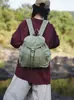Mochila Casual de Nailon Impermeable de Gran Capacidad con Cierre de Cordón para Mujer 2025 Nueva Ligera Versátil Simple para Exteriores