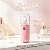 Explosões vermelhas líquidas instrumento hidratante carregamento USB instrumento de pulverização portátil mini umidificador instrumento de beleza geração de atacado