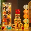 Decoración de escena para el Festival de Medio Otoño Adornos de tablero KT para escuela, centro comercial, evento de tienda, pared de fondo, linternas, pilares, accesorios