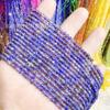 Multicolor zircão cristal contas de futebol multifacetado material frisado semi-acabado contas de cadeia longa diy acessórios artesanais contas