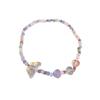Pulsera de cuentas de color mariposa, color caramelo, diseño de nicho, para mujer, estudiante, mejor amiga, para dos personas, joyería de mano lavable