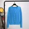 Suéter de stock a largo plazo para mujer, primavera y otoño, fino, cárdigan fino para mujer, abrigo, manga larga, suéter corto para mujer, exterior