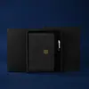 Fivela de Grelha de Janela Espessa Caderno Personalizado Caderno de Escritório com Logo Impresso Livro de PU de Negócios Personalizado Personalizado