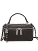 2026 Nuevo Bolso Cosmético Tejido Transfronterizo Textura Cuadrado Pequeño Bolso Caja Bolso de Mano con Cadena de Hombro Único Cruzado Estilo Chanel