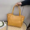 Bolsa de trama de diamante feita à mão moda bolsa de mão retrô design de nicho bolsa grande capacidade mãe-filho bolsa tote diária moderna