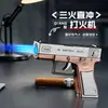 Encendedor de soplete de chorro recto a prueba de viento encendedor extraño peculiar recargable encendedor creativo popular en internet