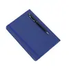 Bloc de notas de cuero PU con portalápices hebilla magnética bloc de notas para reuniones de oficina cuaderno de negocios A5 impresión de logotipo