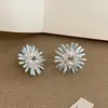 Pendientes de Fuegos Artificiales Exquisitos y Sencillos Estilo Fresco con Goteo de Aceite, Dulces y Modernos con un Toque de Lujo, Versátiles para el Uso Diario, Accesorios de Oreja de Nicho