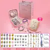 Amazon Kids Pulseira de Contas DIY Educacional Feita à Mão Colar de Coelho Pulseira Presente de Aniversário Caixa de Presente de Contas para Mulheres