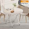 Mesa Pequena Mesa Dobrável Mesa de Jantar Doméstica Mesa Redonda Simples Casa de Aluguel Barraca Portátil Externa Mesa de Jantar Quadrada para Apartamento Pequeno