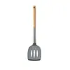 Fornecimento Direto da Fábrica Conjunto de 8 Peças de Utensílios de Cozinha de Silicone com Cabo de Madeira Espátulas Colheres Resistentes a Altas Temperaturas Conjunto de Utensílios de Cozinha