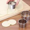 Molde Cortador de Masa para Empanadillas Cocina Casera Acero Inoxidable Prensa para Masa de Empanadillas Herramienta Especial de Una Pieza