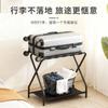 Portamaletas para Habitación de Hotel Estante de Almacenamiento de Doble Capa Ensamblaje Plegable Portátil Metal Hotel Perchero Venta Caliente Amazon