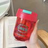 Mini Vaso para Niñas con Popote, Vaso de Plástico Simple para Niños, Taza de Café Portátil y Elegante