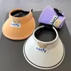 Chapéu de Sol Infantil com Proteção UV, Viseira de Sol de Verão com Proteção UV, Chapéu de Sol de Aba Larga para Meninos e Meninas, Chapéu de Sol com Proteção UV para Passeios