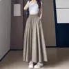 Pantalones Falda Yamamoto para Mujer Verano 2026 Cintura Alta Adelgazantes Falda Línea A con Caída Estilo Japonés Relajados Sueltos Pantalones de Pierna Ancha