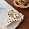 Nuevo Pinza para el Cabello de Lunares Talla Grande '' Personaje con Cinta Hebilla de Mariposa de Colores Pinza de Garra Accesorio Versátil para el Cabello Pinza de Tiburón