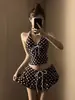 Traje de baño de dos piezas con falda para mujer 2026, estilo francés de lunares de alta gama, dulce y puro, estilo vacacional, bikini sexy