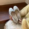 Zapatos Mary Jane Planos de Lazo con Puntos para Mujer 2026 Primavera Nuevos Zapatos de Ballet Planos sin Cordones de Suela Suave