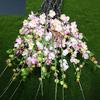 Flor artificial de ciruelo Arreglo floral Flor de ciruelo Rama Escena de boda Diseño Flor artificial Estilo chino Rama pequeña de ciruelo Flor de seda