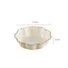 Bandeja de frutas estilo crema muy atractiva para uso doméstico, bandeja de bocadillos y frutas secas para mesa de centro de sala, juego de bandejas de almacenamiento para mesa de comedor, venta al por mayor de bandejas de frutas