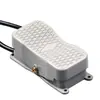 YDT1-101/20 Interruptor de Pedal de Pie de Doble Vía Reversible Adelante y Atrás Pedal de Control Hidráulico con Cable de Doble Cabeza
