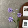 Flor de Peônia Artificial de 6 Cabeças, Decoração de Sala de Estar de Alto Padrão, Arranjo Floral de Casamento, Decoração de Buquê de Paisagem, Atacado