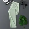 Pantalones Térmicos de Canalé de Moda para Hombre, Elásticos de Primavera y Otoño Estilo Delgado Ropa Interior para Hombre, Nuevos Pantalones Térmicos Semitransparentes de Seda Helada de Talla Grande para Hombre