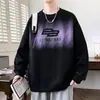 Pantalones y Sudaderas de Primavera y Otoño para Hombre, Camisetas de Manga Larga con Cuello Redondo de Moda en Tallas Grandes, Moda Tallas Plus