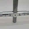 Accesorios para Invernaderos para Acuicultura y Horticultura, Conexiones de Tubería Galvanizada, Abrazaderas Fijas de Dos Vías Engrosadas, Sin Soldadura, Sin Tornillos