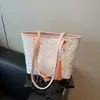 Bolsa de Gran Capacidad Transfronteriza para Mujer Verano Versátil 2025 Nueva Bolso de Hombro Casual Textura de Alta Calidad Bolso Tote para Viajes