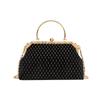 Bolsa de caparazón ligera retro transfronteriza para mujer, nueva bolsa cruzada con cadena de celebridad, bolso de mano de alta calidad para la cena