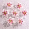 Lily Boda Decoración del Hogar Arreglo Floral Set para Salón de Bodas Hecho a Mano DIY Flor Artificial al por Mayor Ramo Decoración Pantalla de Escritorio