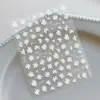 Nuevo Xiaohongshu Flor de Concha Fresca Margarita Manicura Pegatina Estampada Hada Estéreo Decorativo Adhesivo para Uñas