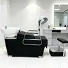 Cama de Lavar Cabelo para Salão, Cama de Lavagem Simples Semi-Reclinável para Salões de Beleza, Venda Direta do Fabricante, Cama de Salão de Beleza Moderna