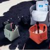 Tubo de Almacenamiento de Papelería para Escritorio de Oficina Estilo Escandinavo Portalápices de Cuero de Doble Cara Tubo de Almacenamiento para Brochas de Maquillaje de Cuero PU
