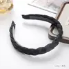 Diadema para Mujer con Acabado de Lujo, Diadema Trenzada, Accesorio para el Cabello de Moda, Diadema Elegante de Corona Alta, Pinza Versátil para el Cabello para Lavarse la Cara